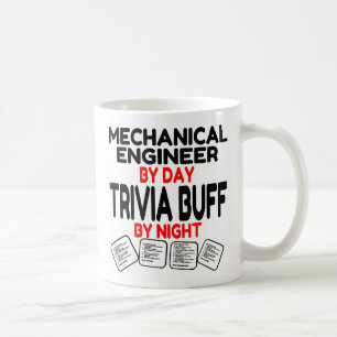 Caneca De Café Engenheiro Mecânico ama Reproduzir Trivia