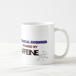 Caneca De Café Engenheiro mecânico psto pela cafeína