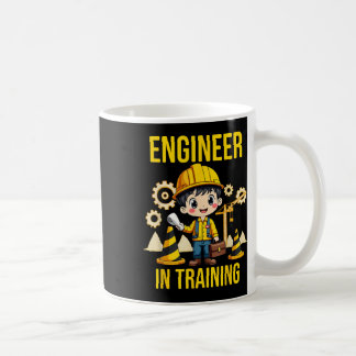 Caneca De Café Engenheiro No Treinamento Futuro Do Engin De Parti