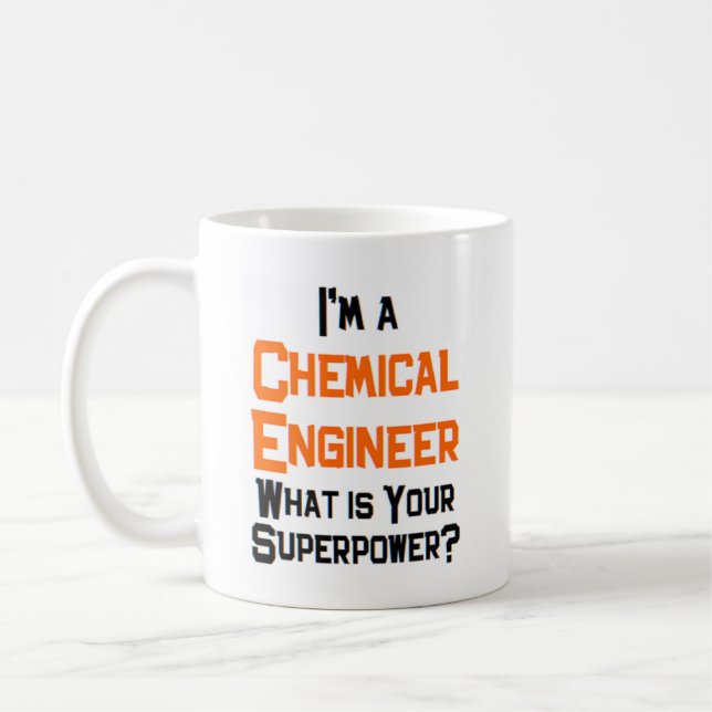 Caneca De Café engenheiro químico (Esquerda)