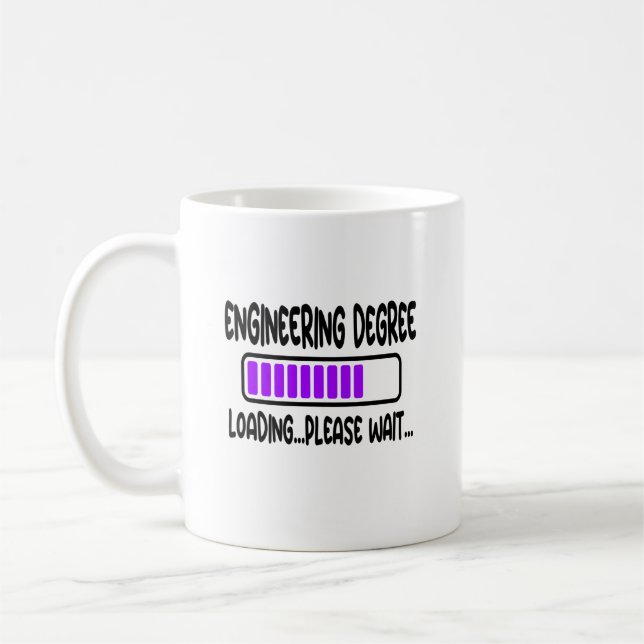 Caneca De Café Engineering Major Student Future Engineer Gift (Esquerda)