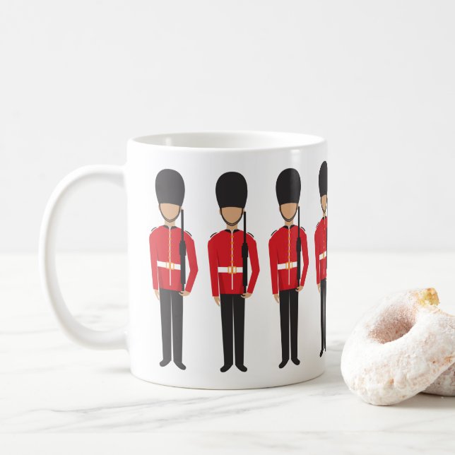 Caneca De Café England Coldstream Guarda Mug (Com Donut)