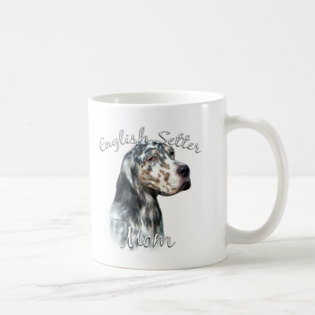 Caneca De Café English Setter Mãe 2 (Direita)