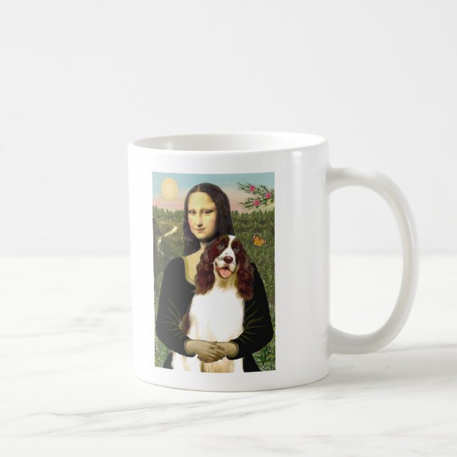 Caneca De Café English Springer (Liv2) - Mona Lisa (Direita)
