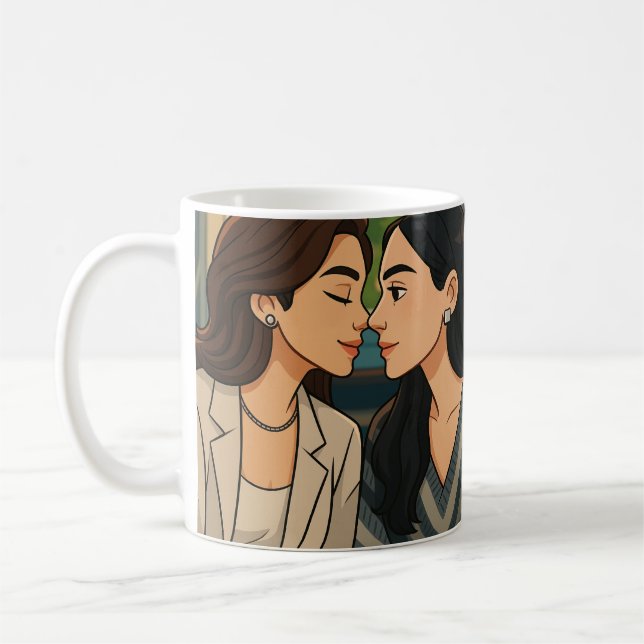 Caneca De Café ENGLOT Thai GL Couple: Engfa and Charlotte SML (Esquerda)