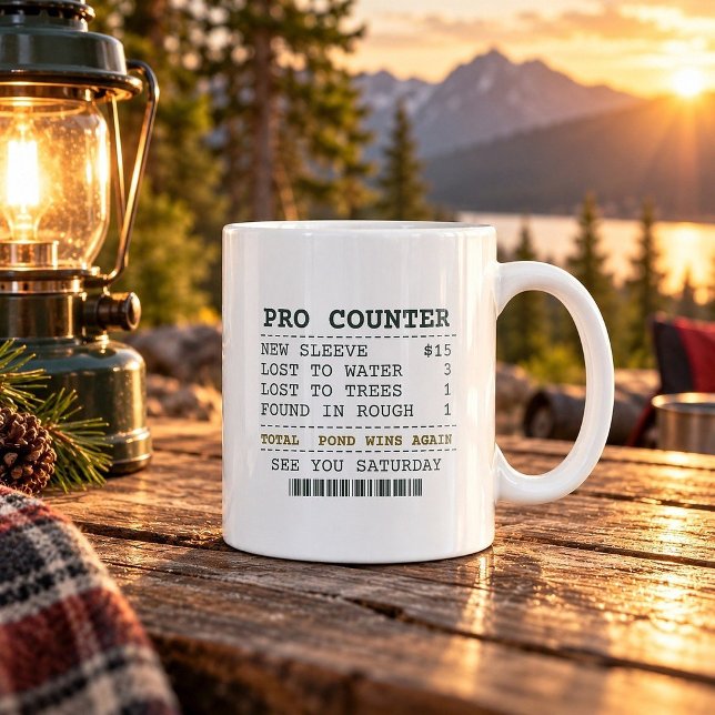 Caneca de Café Engraçada Alimentei o Lago com uma  (Criador carregado)