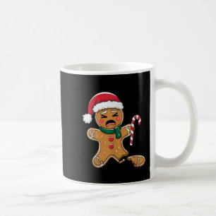 Caneca De Café Engraçada Cachorro de Gingerpão Cachorro de Natal