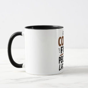 Caneca de Café Engraçada – Café Primeiro Pessoas D