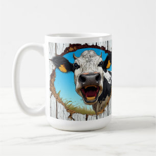 Caneca De Café Engraçada Cama de Moo, Taça Heifer Lover