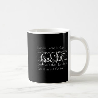 Caneca De Café Engraçada Camisa Sarcástica De Citação Com Formas 