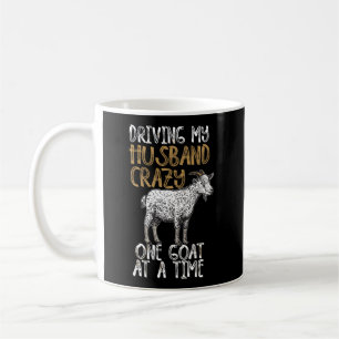 Caneca De Café Engraçada Dama De Cabra Para Mulher De Fazenda De
