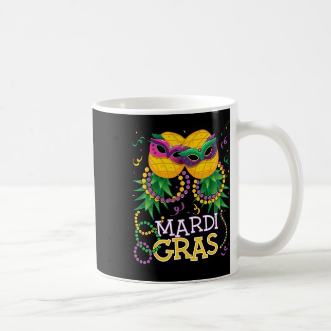 Caneca De Café Engraçada De Cima Para Baixo O Ananás Nadador Mard (Direita)