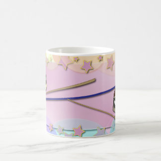 Caneca de café engraçada de Kawaii do personagem