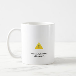 Caneca de café engraçada de tecnologia, presente p