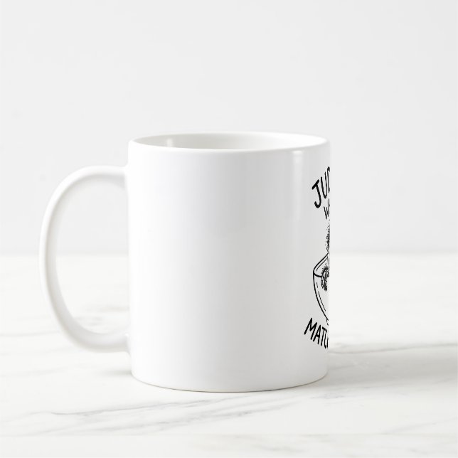 Caneca de Café Engraçada Design de Fawn Manchado C (Esquerda)