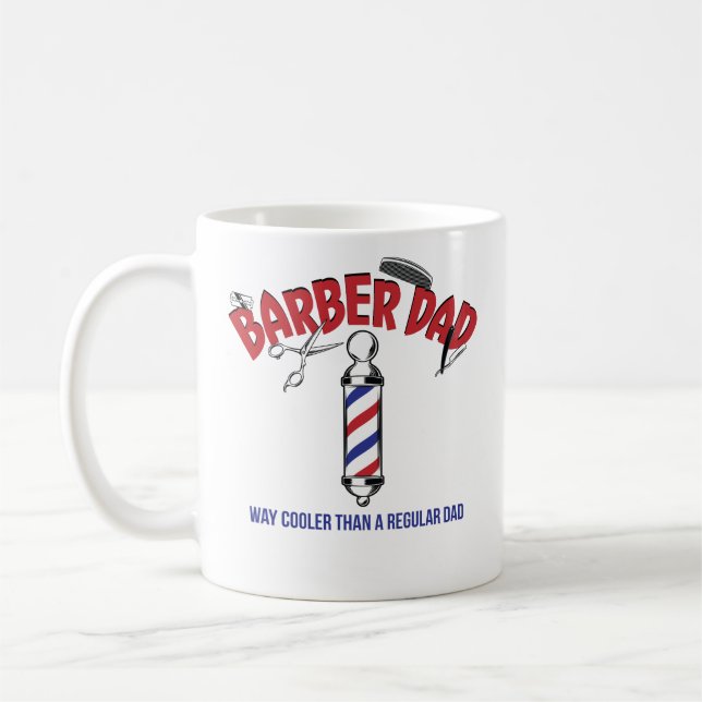 Caneca de café engraçada do dia dos pais do (Esquerda)