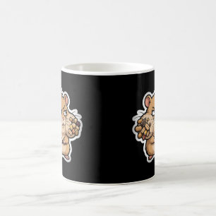 Caneca de Café Engraçada do Hamster Julgador de Es