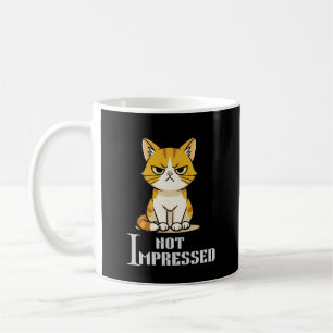 Caneca de Café Engraçada e Sarcástica do Gato Mal-