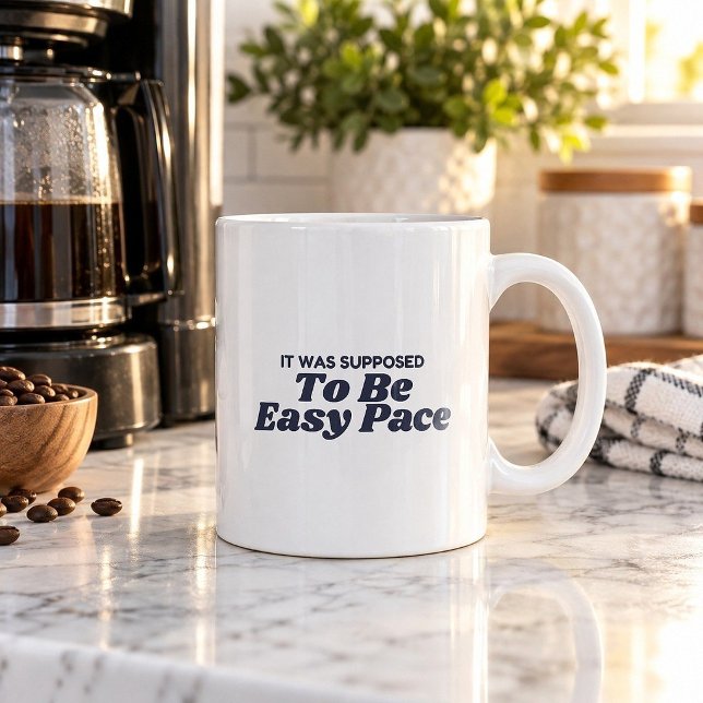 Caneca de Café Engraçada 'Era Para Ser um Ritmo Fá (Criador carregado)