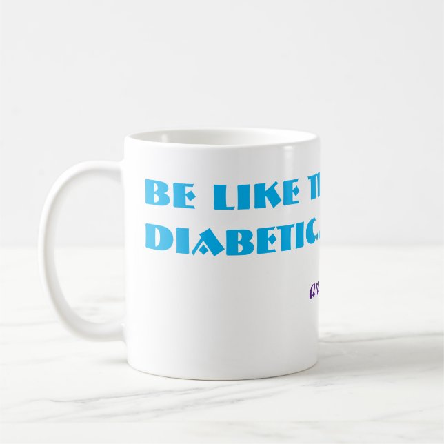Caneca De Café Engraçada Estrada de Açúcar Diabetes Comédia em Pi (Esquerda)