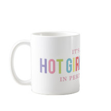 Engraçada Garota Quente de Verão Perimenopause Mug