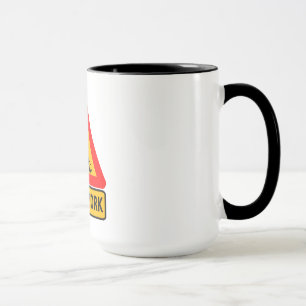 Caneca de Café Engraçada Homens no Trabalho