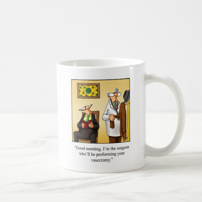 Caneca De Café Engraçada Medicina/Cirurgião Mug Dando "Espectickl (Direita)