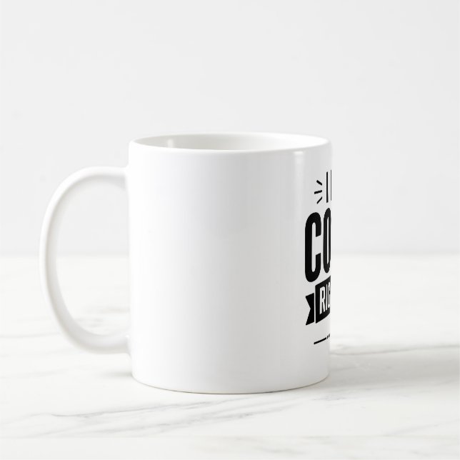 Caneca de Café Engraçada Não Fale Antes do Café (Esquerda)