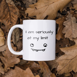 Caneca de Café Engraçada No Meu Limite