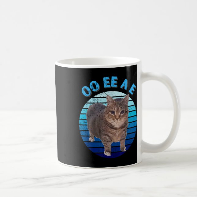 Caneca De Café Engraçada Oiia Gato Giro Oi Uiaa (Direita)