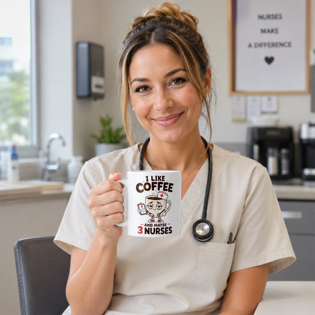 Caneca de Café Engraçada para Enfermeiros Presente (Criador carregado)