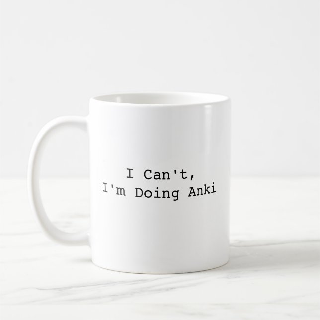 Caneca de Café Engraçada para Estudante de Medicin (Esquerda)