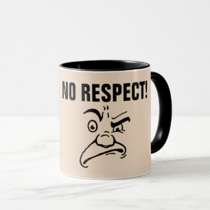 CANECA DE CAFÉ ENGRAÇADA PARA PAI, SEM RESPEITO!