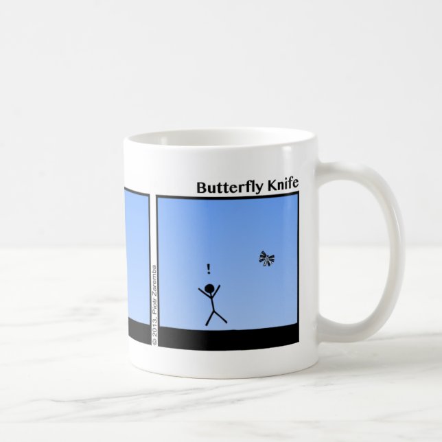 Caneca De Café Engraçada Penhkman Butterfly Mug (Direita)