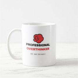 Caneca de Café Engraçada Pensador Profissional