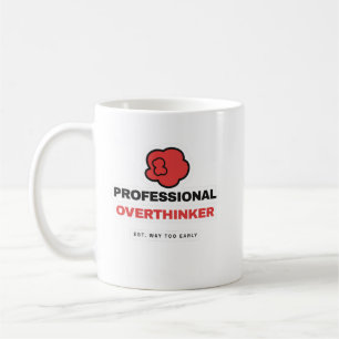 Caneca de Café Engraçada Pensador Profissional