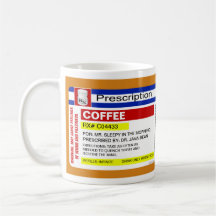 Engraçada Receita Personalizada Personalizada Coff