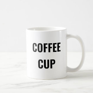 Caneca de Café Engraçada - Texto Simples - Present