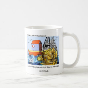 Caneca de Café Engraçada Tuba Segura para Golfinho