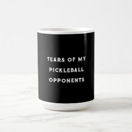 Caneca De Café Engraçadas lágrimas da minha tipografia dos oposit
