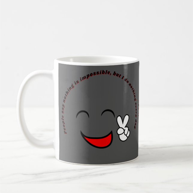 Caneca De Café engraçado (Esquerda)