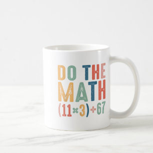 Caneca De Café Engraçado 100 Dias Equação Matemática Escolar Faça