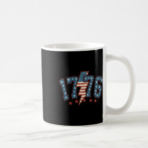 Caneca De Café Engraçado 1776 4 De Julho Americano Bandeira Men W