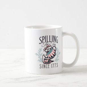 Caneca De Café Engraçado 4 De Julho Esmagando O Chá Desde 1773 Qu