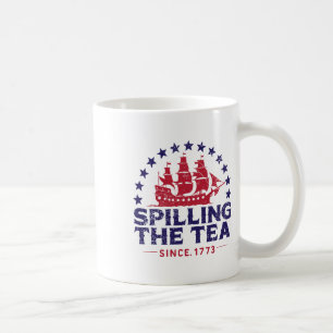 Caneca De Café Engraçado 4 De Julho Esmagando O Chá Desde 1773 Qu