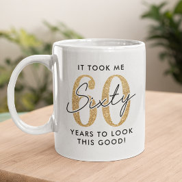 Caneca De Café Engraçado 60º presente de aniversário