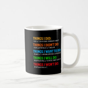 Caneca De Café Engraçado 67 Seis Sete 6 7 Meme Coisas Quer Fazer