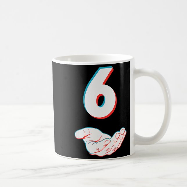 Caneca De Café Engraçado 67 Seis Sete Meme Casal Correspondente H (Direita)