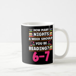 Caneca De Café Engraçado 6 7 Livro de Meme Amantes Professores Ho