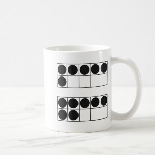 Caneca De Café Engraçado 6 7 Número Professores Alunos Seis Sete